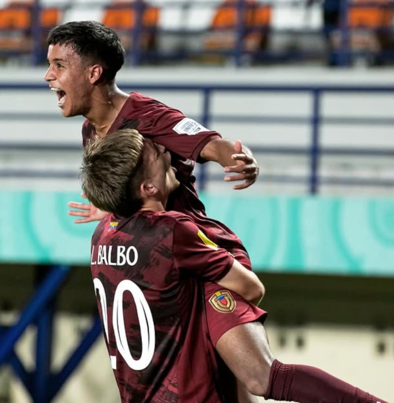 Marcó dos goles en el Mundial Sub-17 con Venezuela.