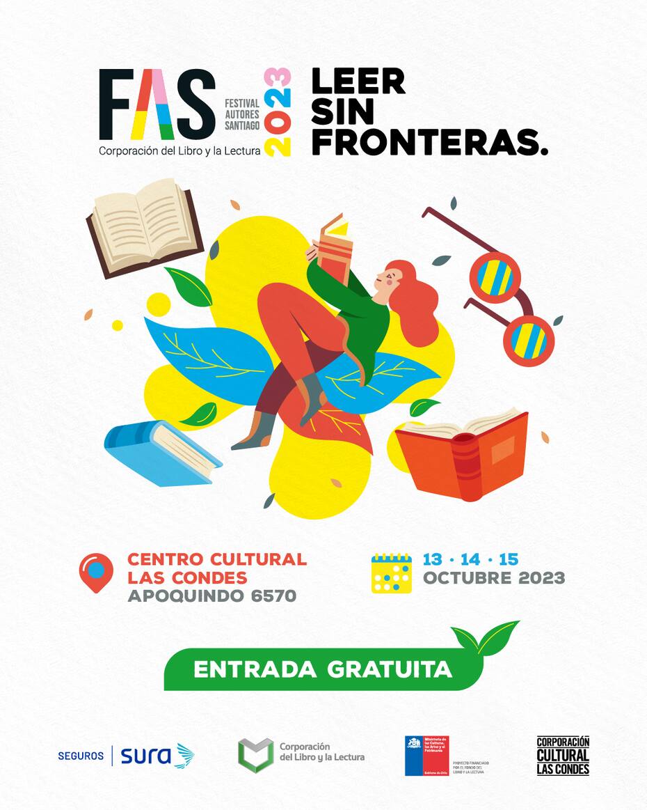 Festival Autores Santiago. Foto: Twitter.