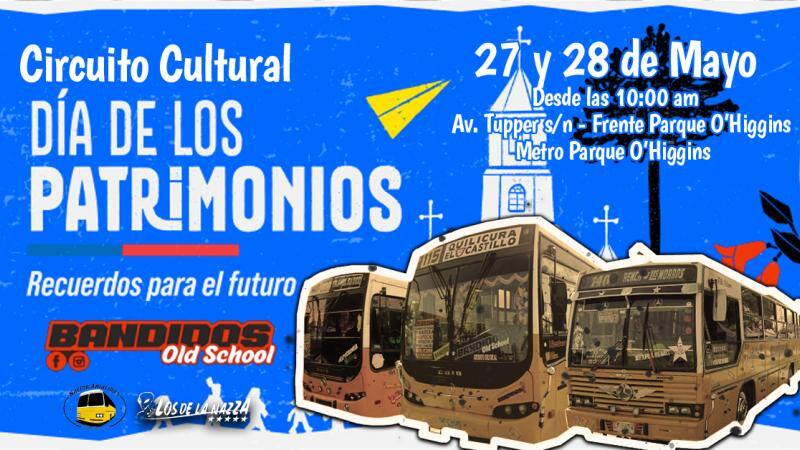 Una de las actividades más llamativas es un recorrido que se realizará en las recordadas micros amarillas por las calles de Santiago. Créditos: Díadelpatrimonio.cl