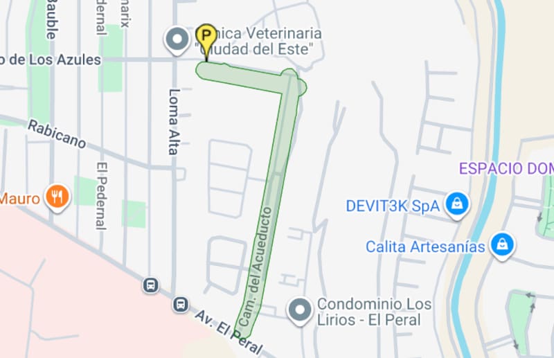 Según informa la empresa, en esta zona habrá conexión de redes. Foto: Aguas Andinas.