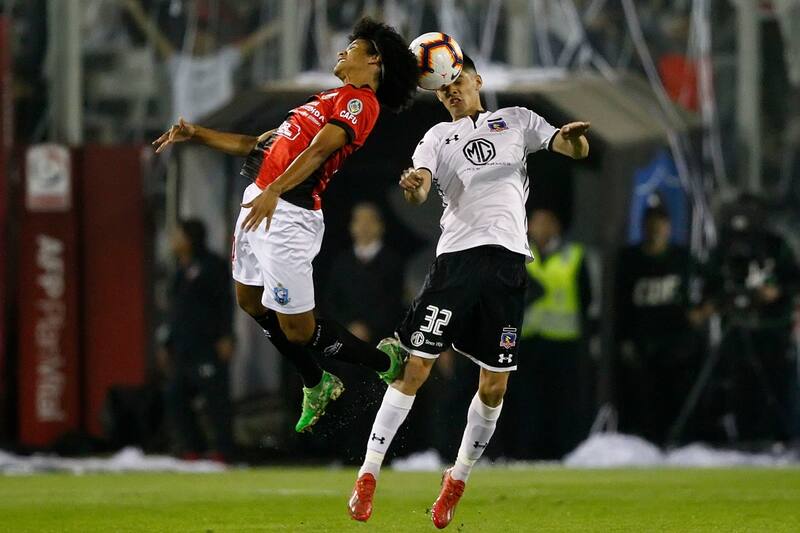 con Colo Colo en 2019.