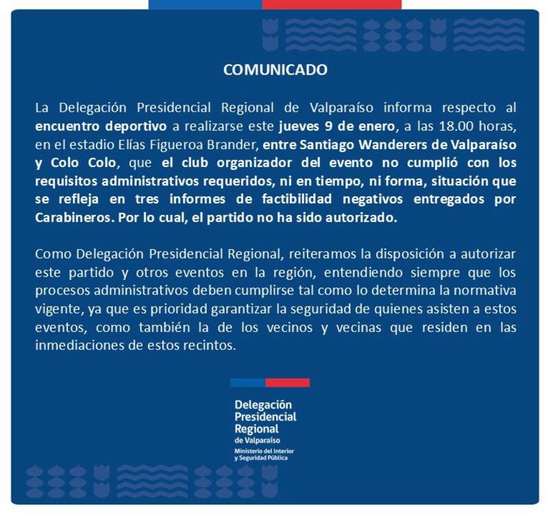 Delegación Presidencial de Valparaíso.