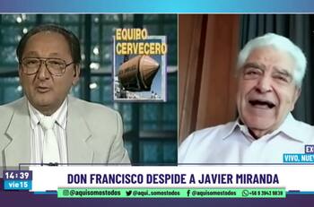 “Se va uno de los fundadores de la TV”: Mario Kreutzberger despidió a Javier Miranda con sentido homenaje