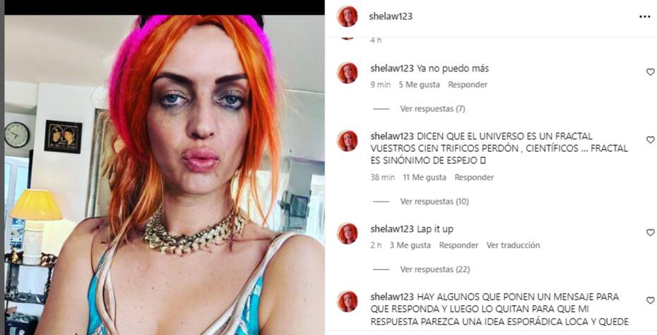 Sheila Devil , hija de Camilo Sesto, en instagram