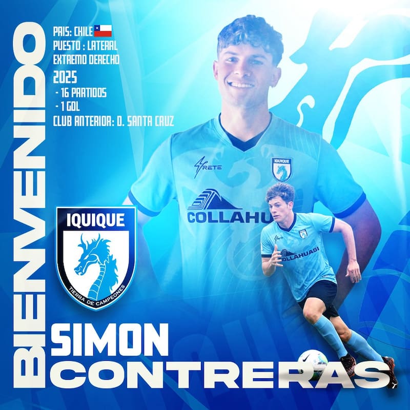 Es nuevo fichaje de Deportes Iquique para el 2026. Foto: @ClubDIquique en X