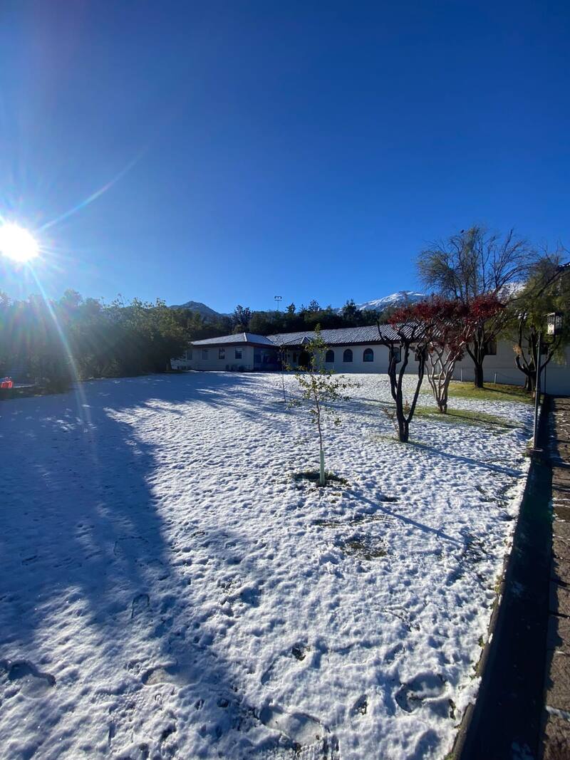 San Carlos de Apoquindo esta mañana.