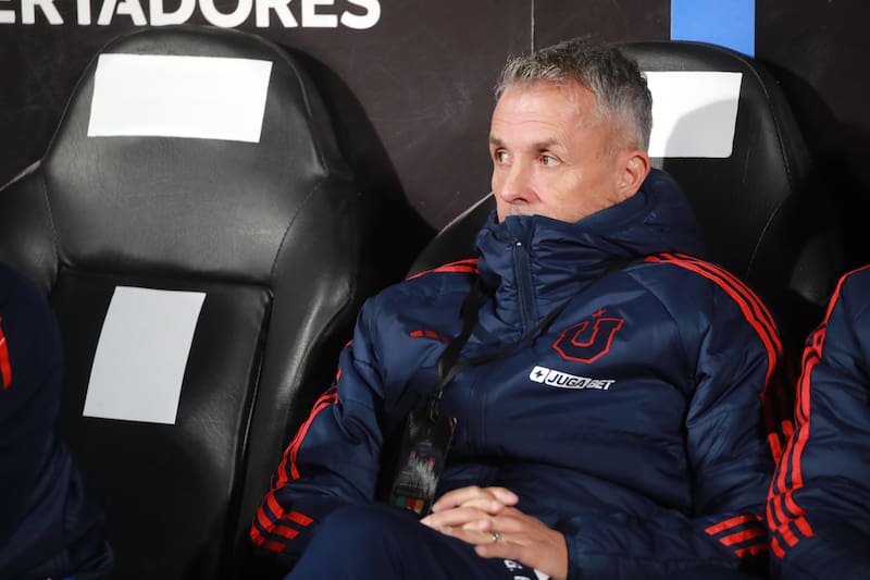 Entrenador de U. de Chile. Foto: Aton.