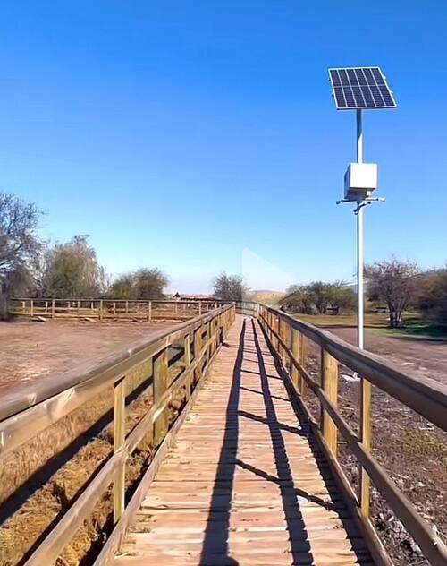 El Humedal de Batuco tiene un muelle. Créditos: @martinhowardg