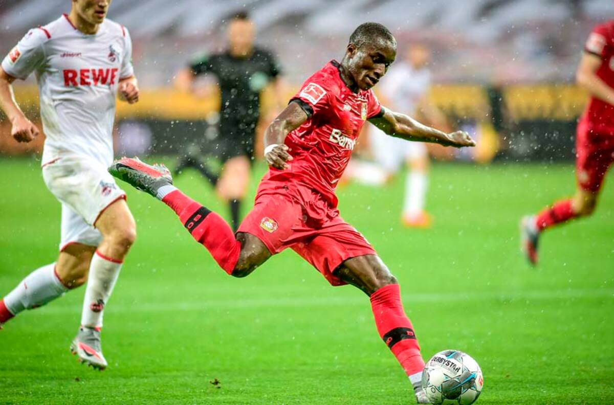 Moussa Diaby puso el tanto definitivo para la victoria del Leverkusen sobre Colonia