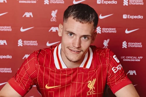 El más caro en la historia de la Premier: así presentaron a Florian Wirtz en el Liverpool