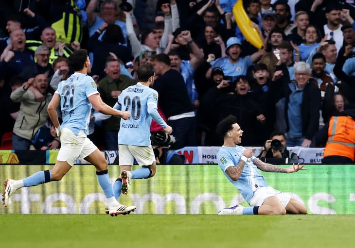 VIDEO | Con este golazo Manchester City le amarga la fiesta al Arsenal y se corona en la Copa de la Liga