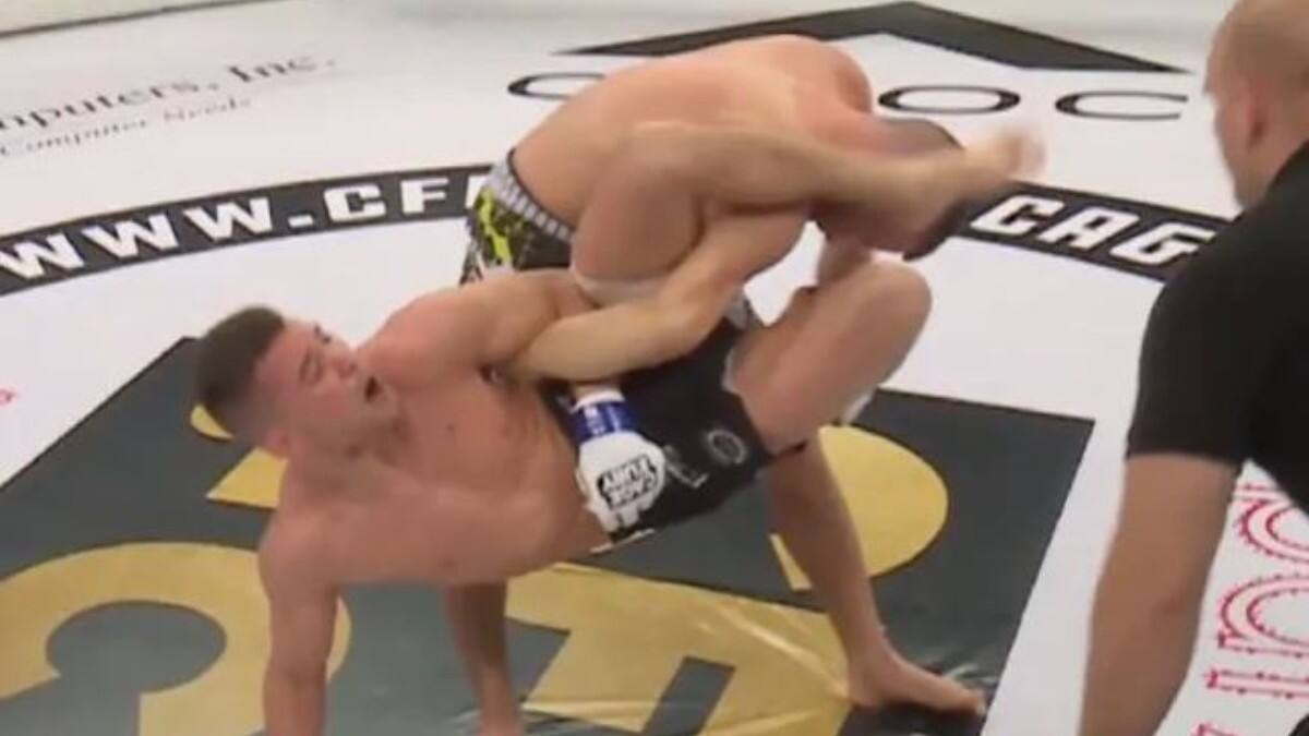 Pelea de la MMA terminó tras la escalofriante fractura de Pat Sabatini