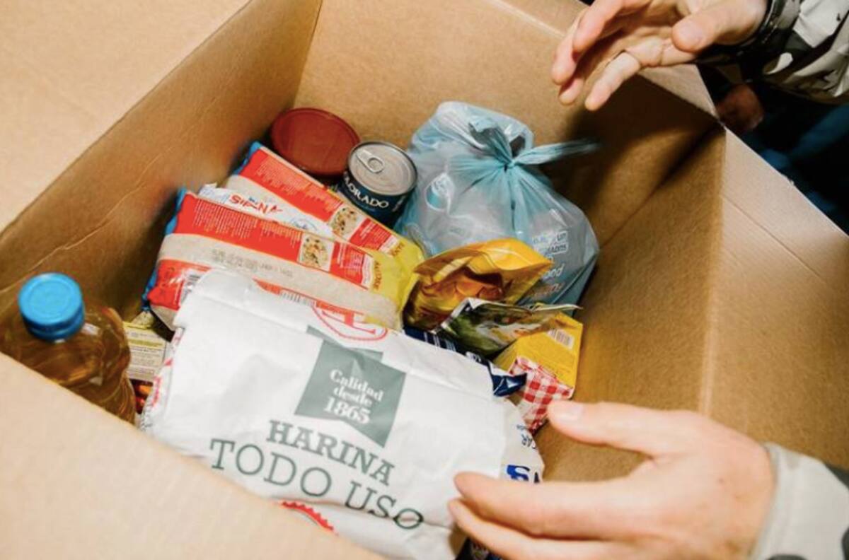 Gobierno reparte más de 42 mil cajas de alimentos en cuatro días