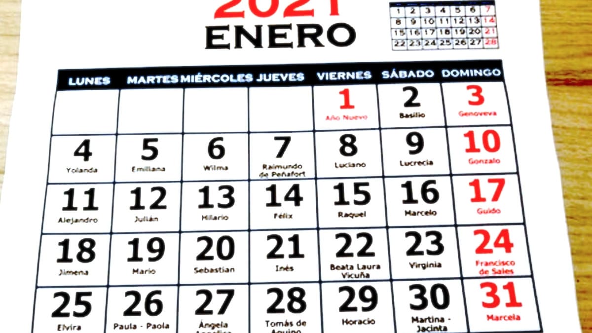 Los feriados y fines de semana largo que tendrá el próximo año en Chile