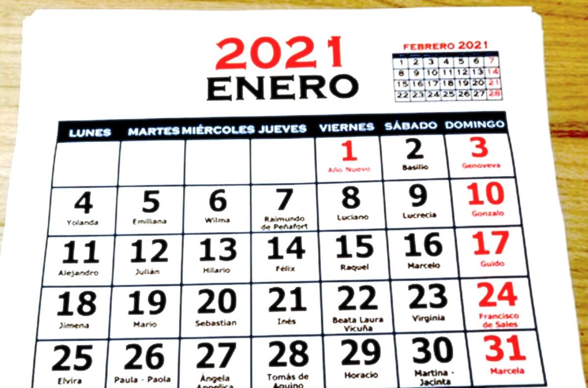 Los feriados y fines de semana largo que tendrá el próximo año en Chile