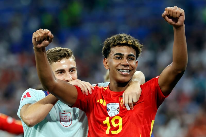 figura de España en la Eurocopa. (Foto: EFE)