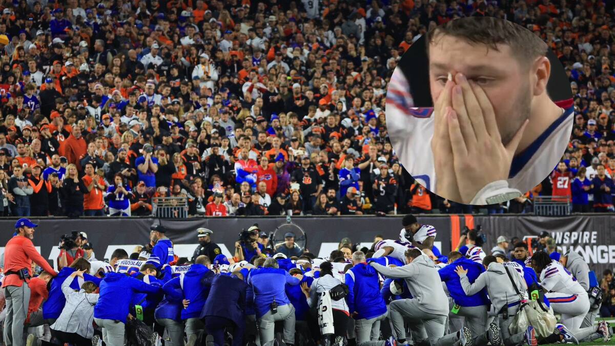 Urgente: Jugador de la NFL sufrió escalofriante choque y se desvaneció en medio de la cancha