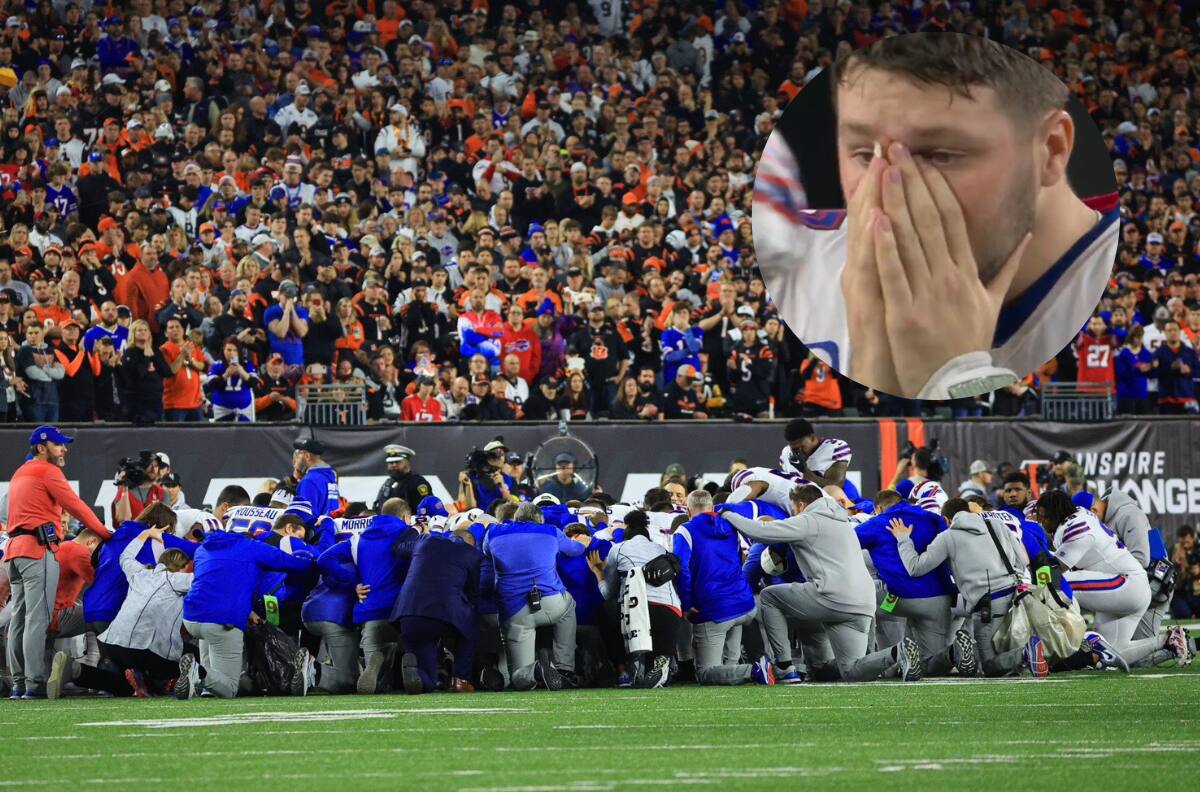 Urgente: Jugador de la NFL sufrió escalofriante choque y se desvaneció en medio de la cancha