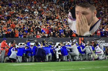 Urgente: Jugador de la NFL sufrió escalofriante choque y se desvaneció en medio de la cancha