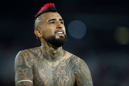 Arturo Vidal busca revertir su suerte en el Flamengo. Foto: Agencia Aton.