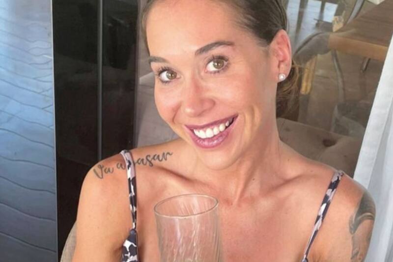 Vale Roth y su foto de hace un año. Créditos: Instagram