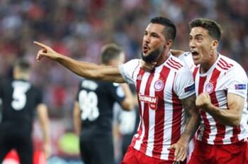 Los cuatro goles de la victoria del Olympiakos ante Krasnodar por el repechaje de la Champions