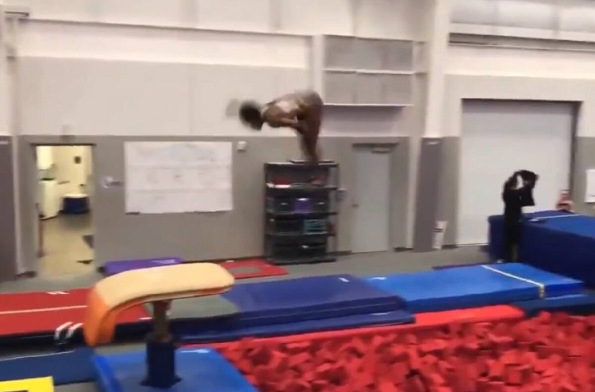 El espectacular salto que prepara Simone Biles para los JJ.OO