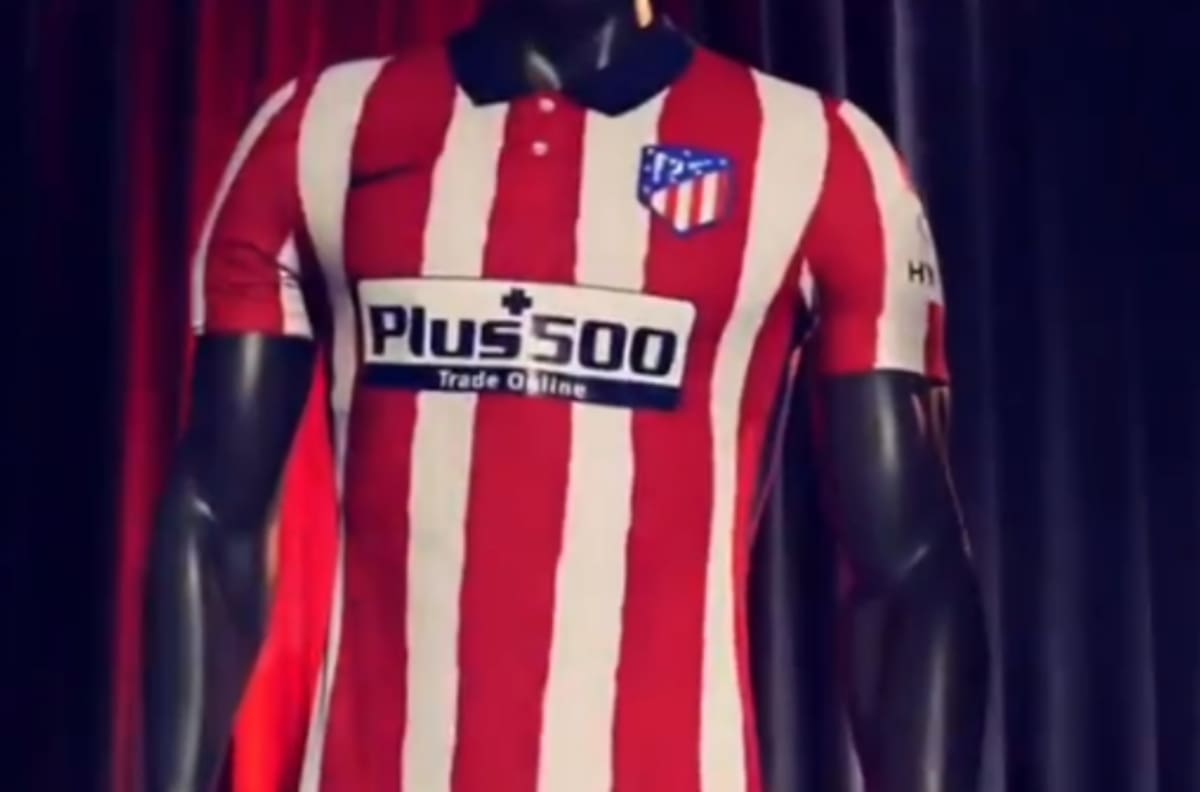 Atlético Madrid presentó su nueva camiseta para la siguiente temporada