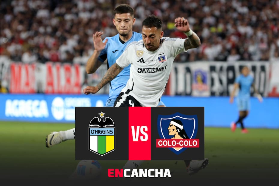 O'Higgins vs. Colo Colo por la fecha 17 de la Liga de Primera. Foto: Agencia Aton.