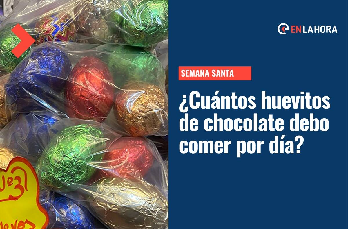 Semana Santa: ¿Cuántos huevitos de chocolate se recomienda comer?