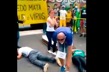 Viral: Fanáticos de Bolsonaro se burlan de las víctimas del coronavirus
