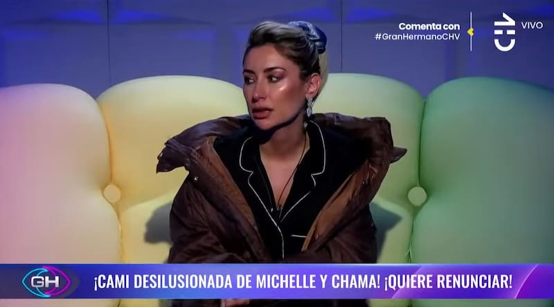 Camila Andrade reveló que quiere renunciar a "Gran Hermano" Chile.