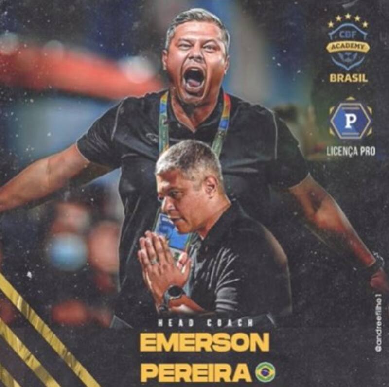 Emerson Pereira anunció la obtención del título de entrenador a través de sus redes sociales