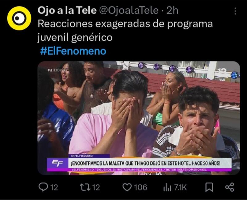 El programa fue el blanco de los usuarios de X, que hicieron memes sobre el espacio juvenil.