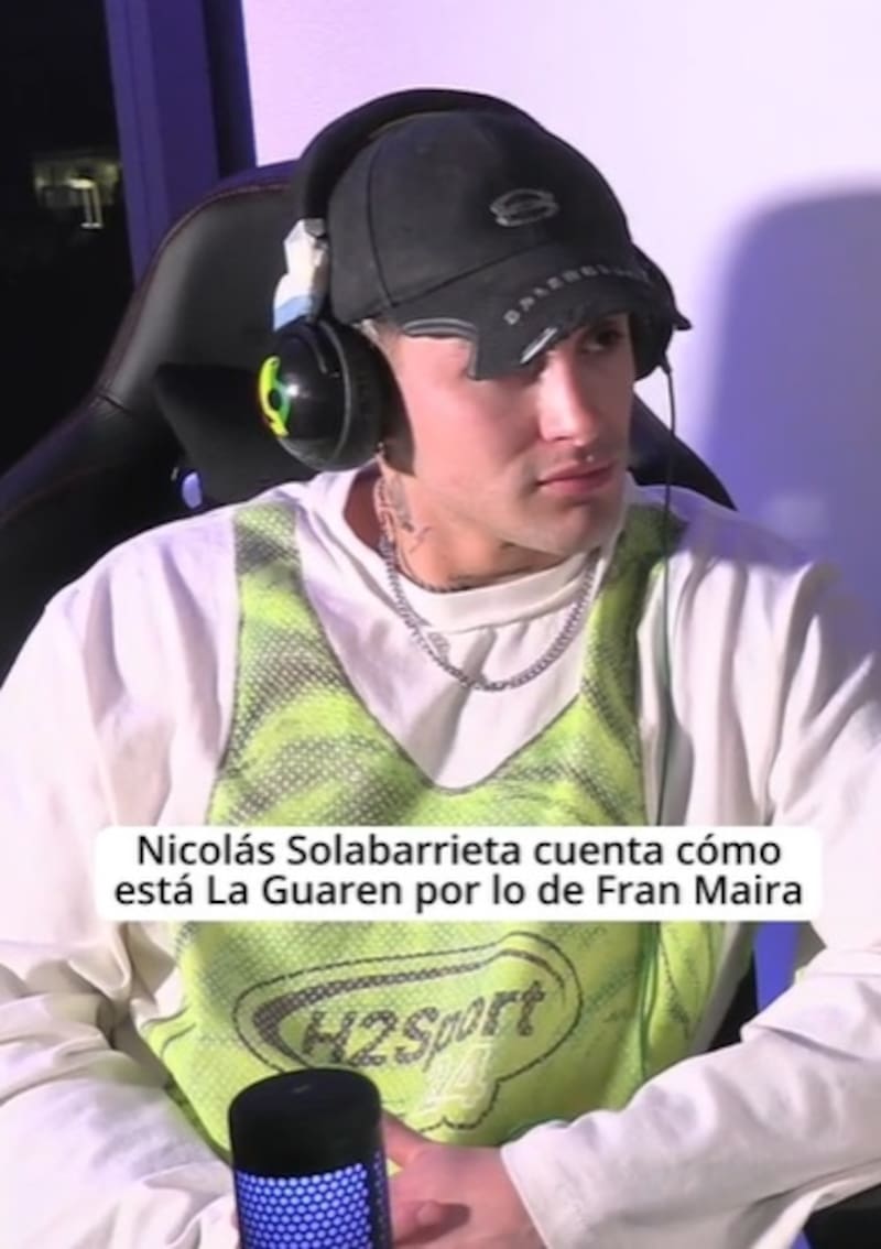 Nicolás Solabarrieta opinó sobre la amistad entre Guarén y Francisca Maira. Créditos: Instagram
