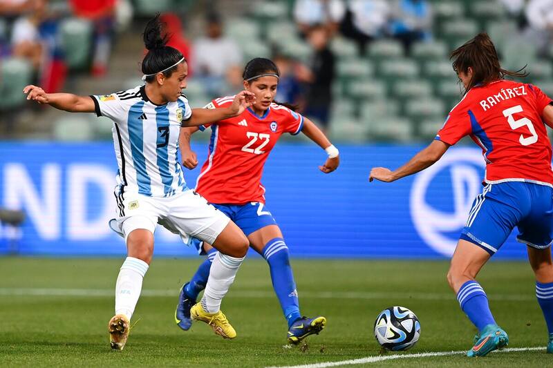La Roja Femenina cayó por 4-0 ante Argentina. Crédito: @LaRoja.