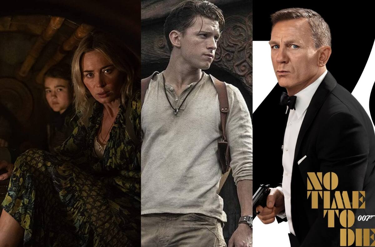 “No Time to Die”, “Uncharted” y “Un Lugar en Silencio 2”: Las nuevas fechas de estreno de las cintas que se aplazaron por la pandemia