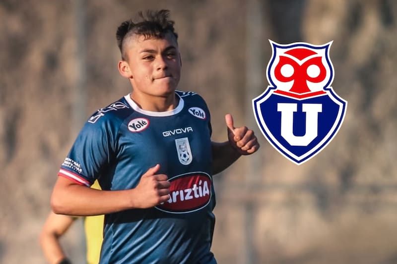 El delantero llegó a Universidad de Chile. Foto: @deportesmelipilla.
