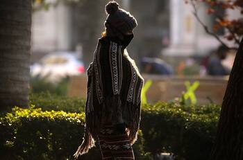 Ola de frío: Meteorología anuncia temperaturas bajo cero para este fin de semana en Santiago