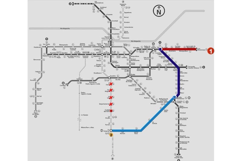 Metro de Santiago compartió la siguiente información para combinar a Línea 1.
Créditos: X.