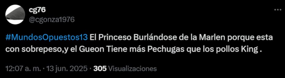 Algunas de las furiosas reacciones en contra de Princeso y Yoan por sus burlas hacia Marlen Olivari.