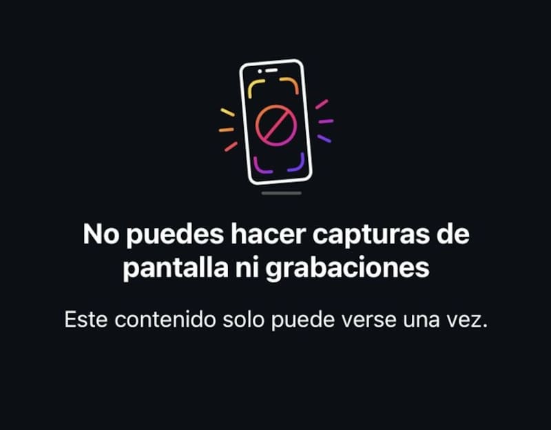 La red social ya no permite pantallazos en estas publicaciones.