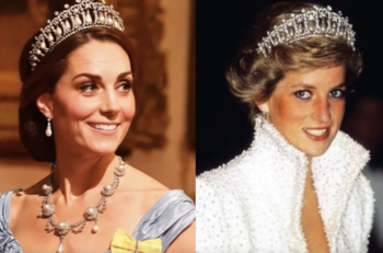 De esta manera Kate Middleton rinde homenaje a la princesa Diana en dos emotivos actos conmemorativos