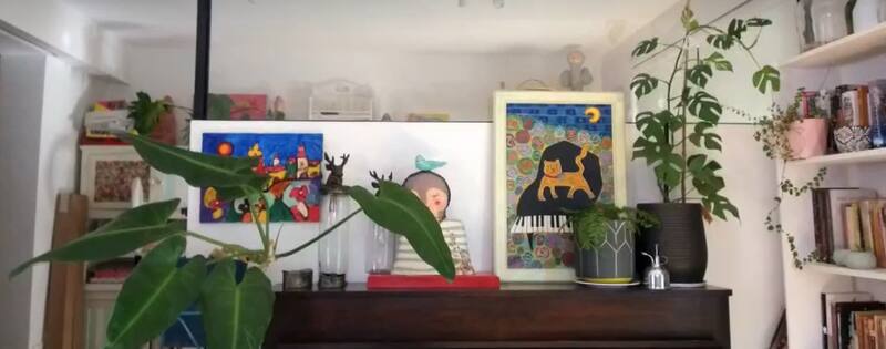 Parte de la decoración de su living / CHV