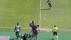 VIDEO | Así fue el brutal golpe de Augusto Barrios contra una cámara de TNT Sports