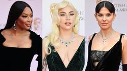 Lady Gaga, Salma Hayek y más famosas: Los looks que destacaron en la alfombra roja de los premios BAFTA 2022