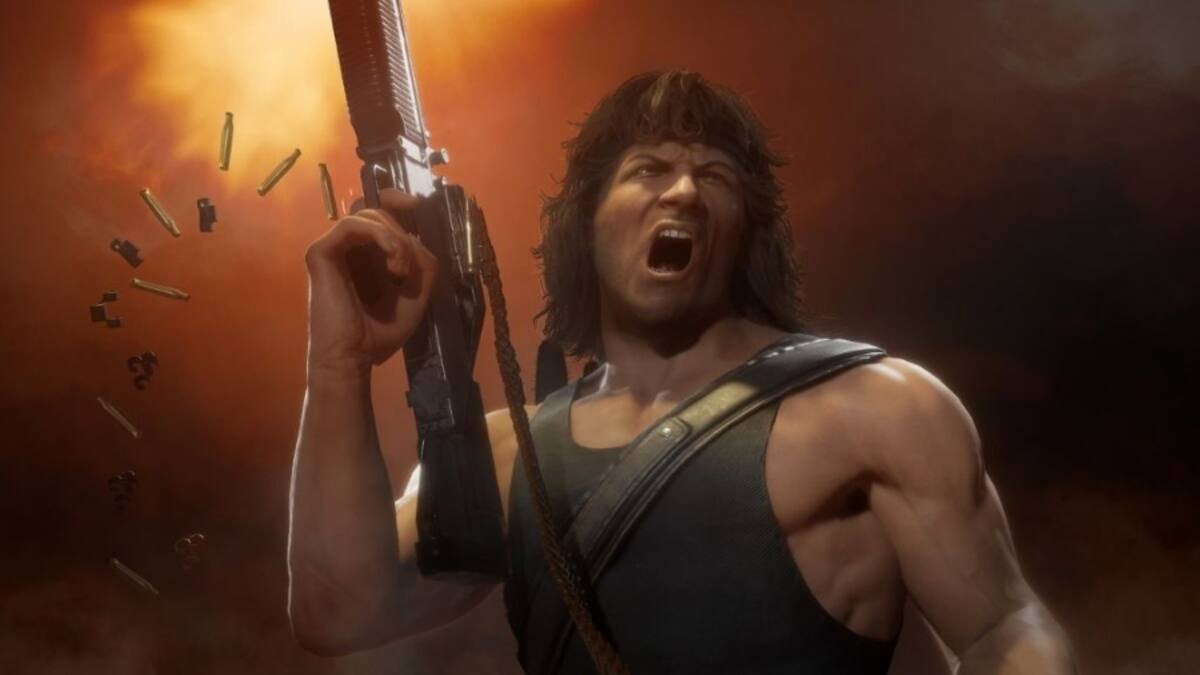 Mortal Kombat 11 anunció la llegada de Rambo con la voz original de Sylvester Stallone