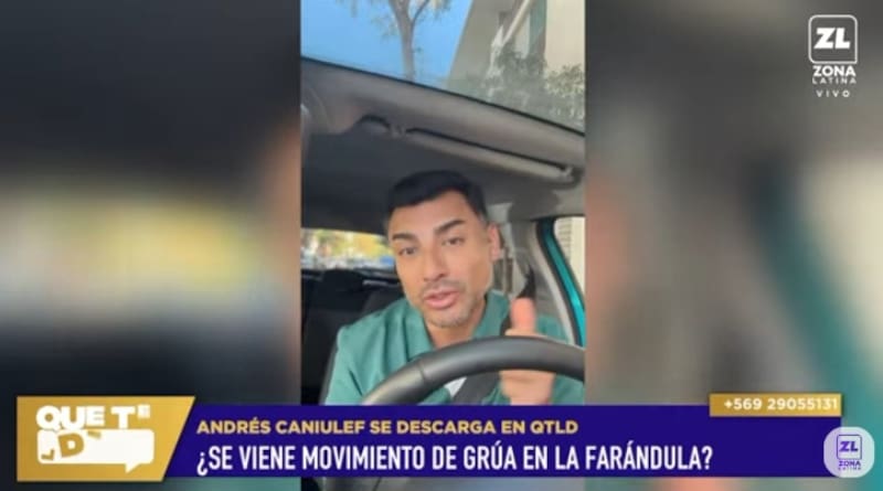 Andrés Caniulef mandó un video explicando su situación.