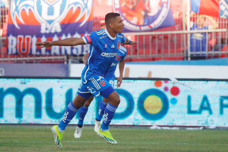 Cristián Palacios en la U. Foto: Aton.