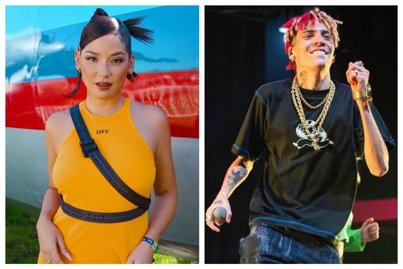 La influencer defendió al cantante urbano en redes sociales tras las burlas que recibió